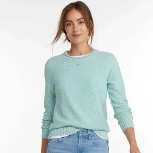 LL Bean Womens Midweight Cotton Slub Rollneck Pullover NWT Medium